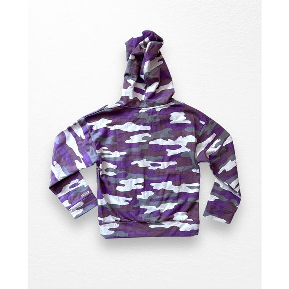 NWT Hudson Purple Camo Hoodie, Size 8/10 - Picture 2 of 7